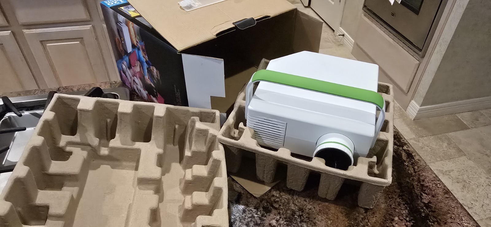 Portable Projector for Watching TV or Games