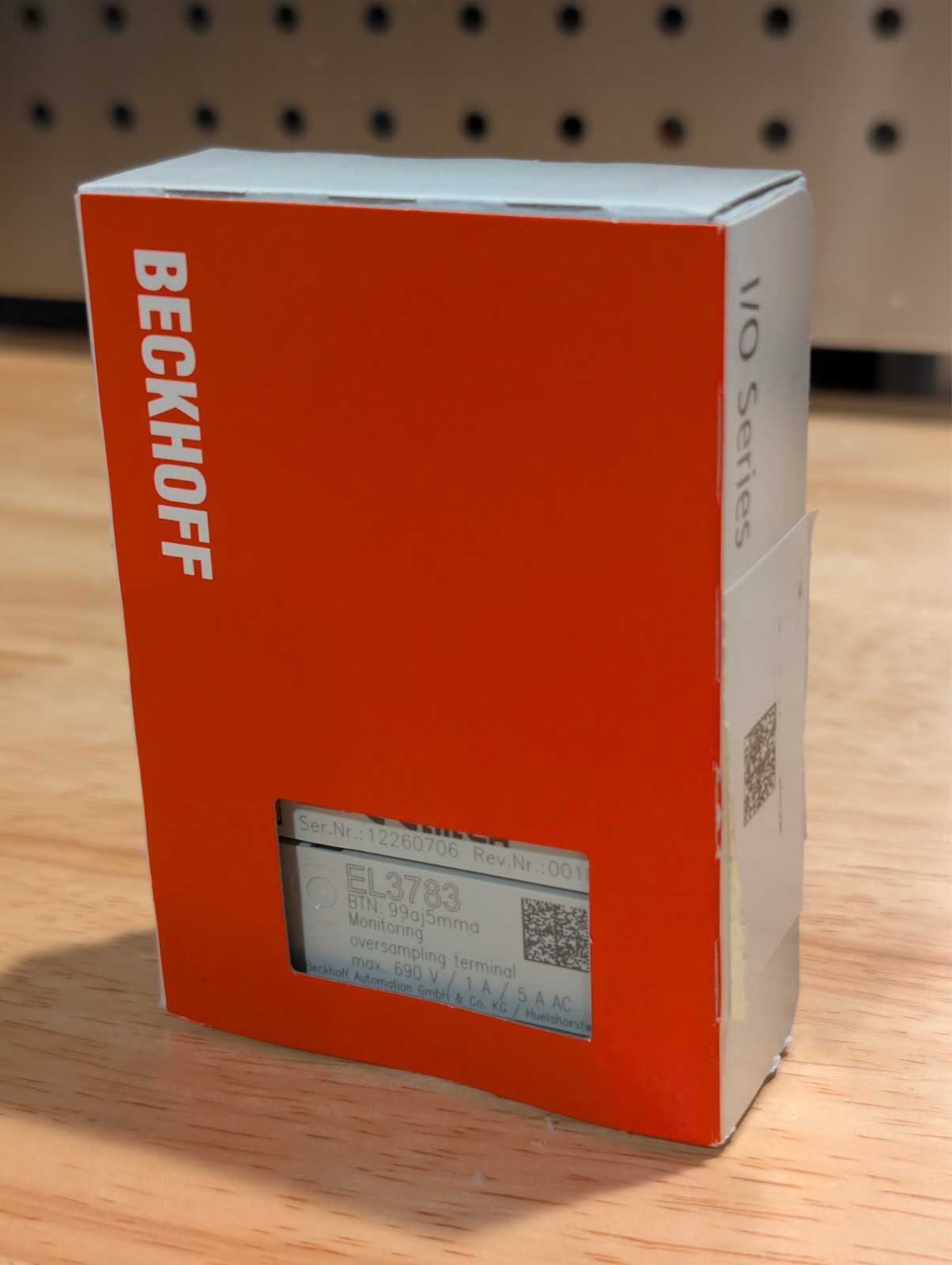 Beckhoff EL3783 EtherCAT 3-Ch Power Monitoring Analog Input 690V - New Sealed