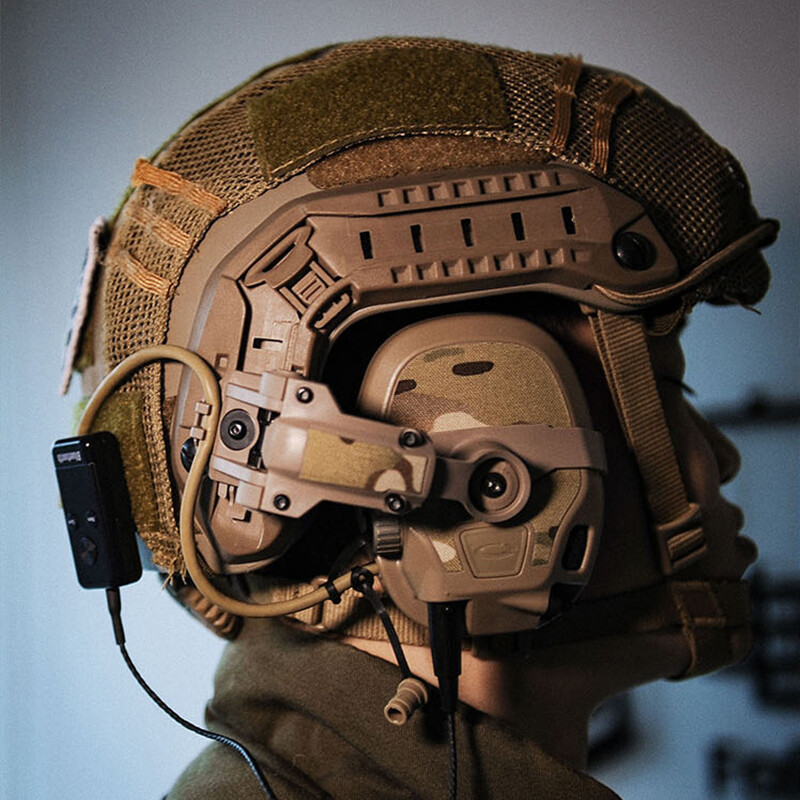 FMA Tactical Connecting Bridge For AMP Noise Reduction Headset FAST Helmet Rail