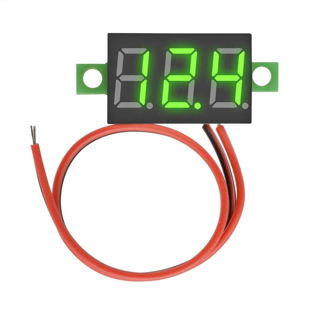 DC3-30V 0.36 2 Wire LED Digital Panel Volt Meter Voltage Voltmeter For Car Motor