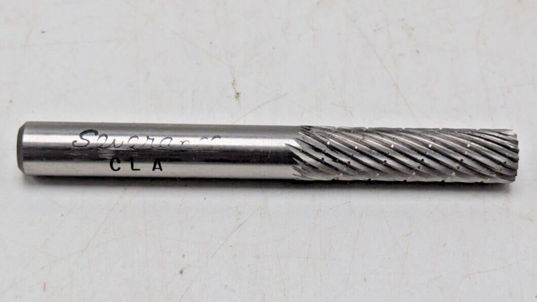 Severance CLA Cylindrical Carbide Burr Bur Grinder Bit 1/4" x 1" W/ 1/4" Shank