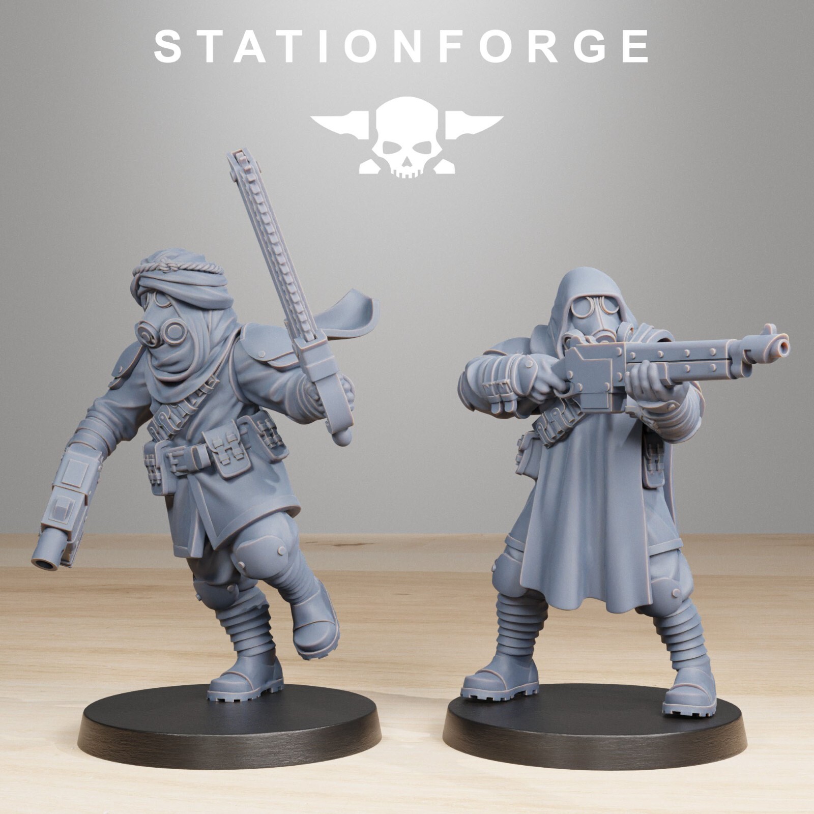 GrimGuard Scorchers and Captains from Station Forge 32mm