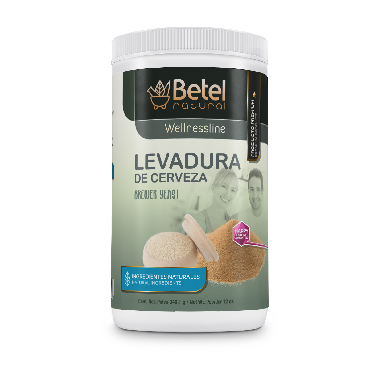 Levadura de Cerveza Polvo / Brewers Yeast Powder by Betel Natural - 12 Ounces