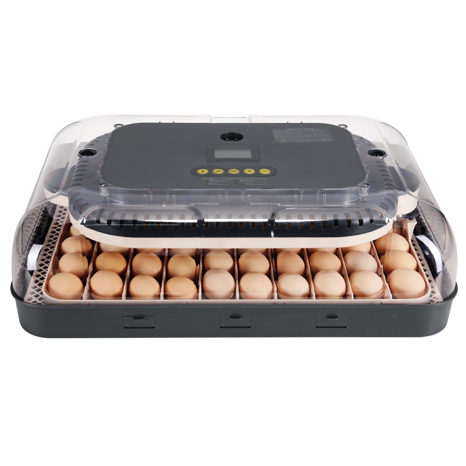 Fully Automatic 70 Egg Incubator Temperature Control Digital Chicken Egg Hatcher