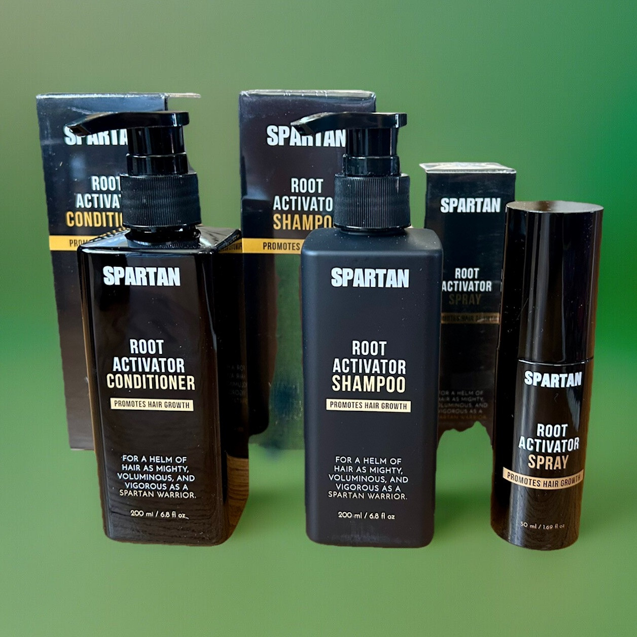 Spartan Shampo Root Activator Authentic + Spray + Conditioner Authentic 🚀 Ship