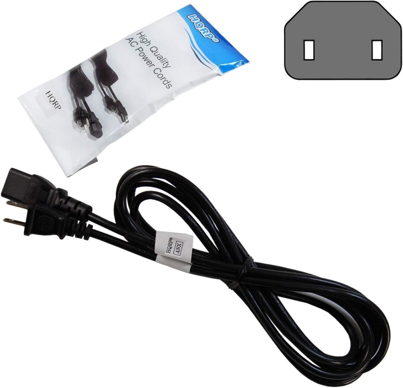 10ft AC Power Cord for Sony KDL-46EX500 KDL-46EX501 KDL-46V4100 KDL-46Z4100 TV