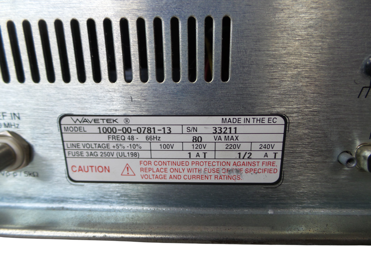 Wavetek 395 100 MHz Synthesized Arbitrary Waveform Generator - Free Shipping
