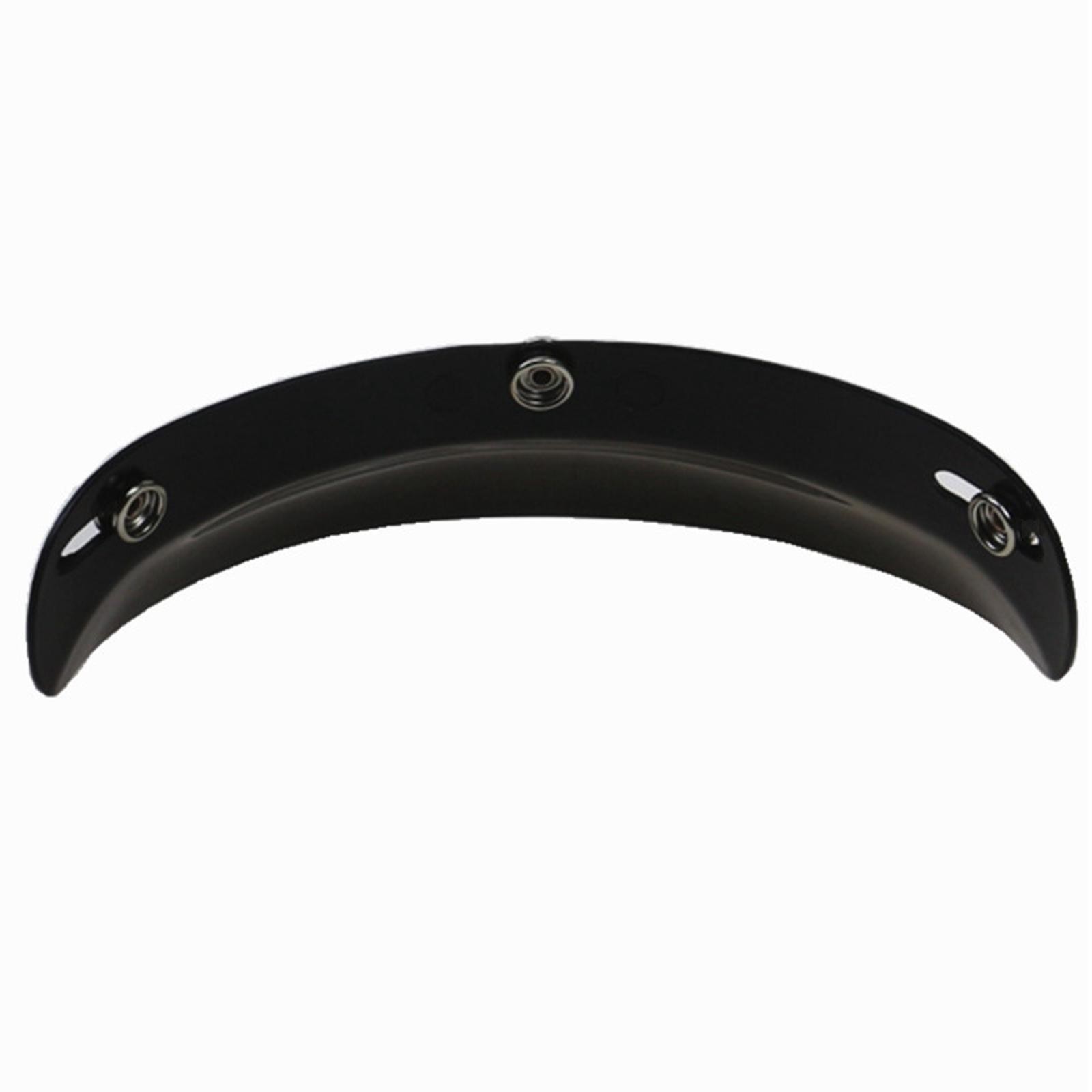 3 Peak Open Retro Motorcycle , Black