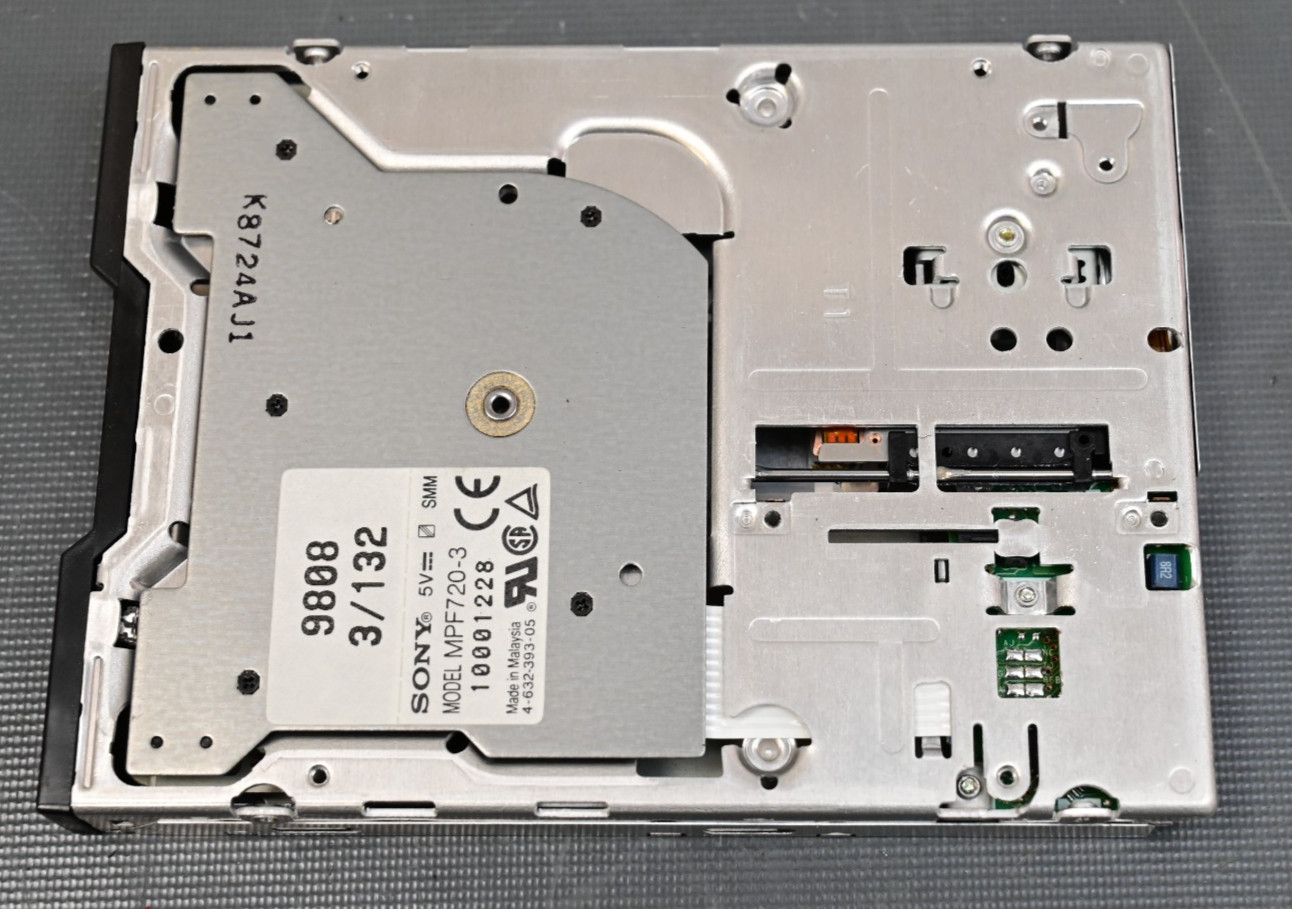 Sony 3.5" Floppy Disk Drive Slim MPF720-3 Used Vintage 1998 FPC Connector