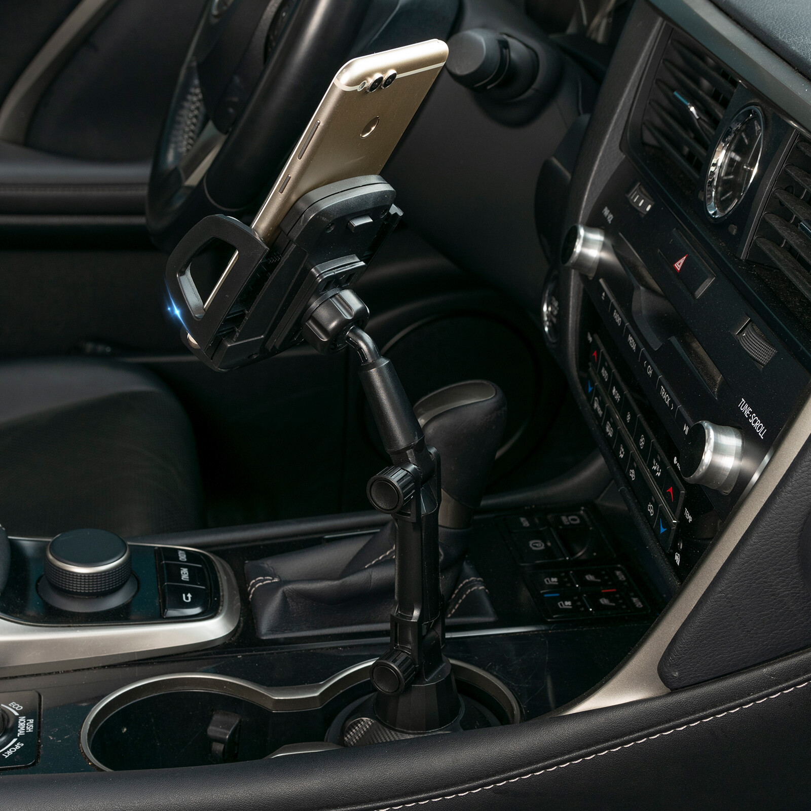 Upgraded Version Universal Adjustable Car Mount Cup Stand Holder For Cell Phone