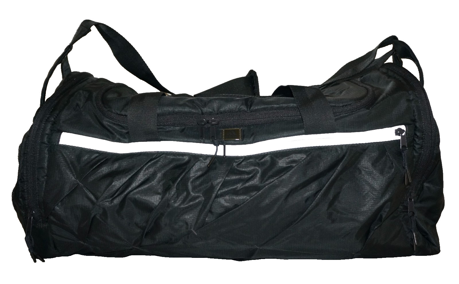 ADIDAS Large Black Nylon Duffle Gym Bag 10x23