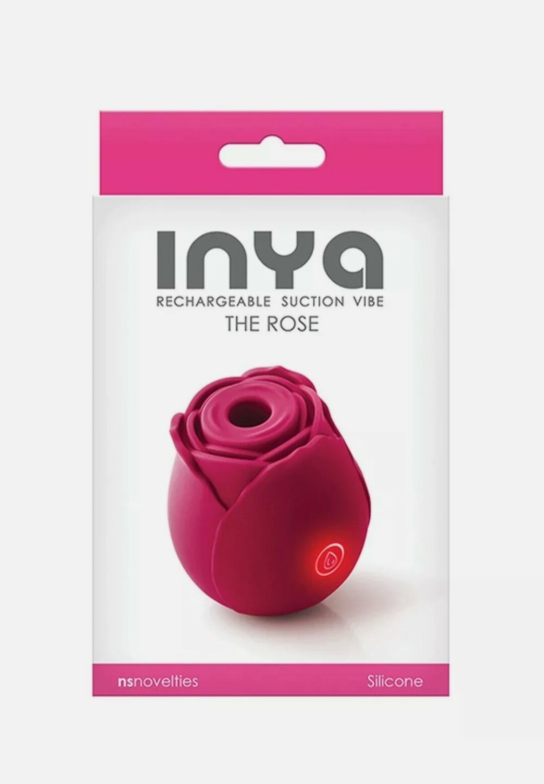 Inya Rose - Inya The Rose - Silicone Rechargeable Stimulator, Sucking Vibrator