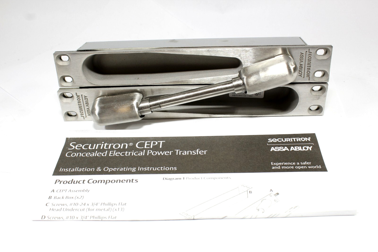 Securitron Assa Abloy Cept - Concealed Electrical Power Transfer Unit