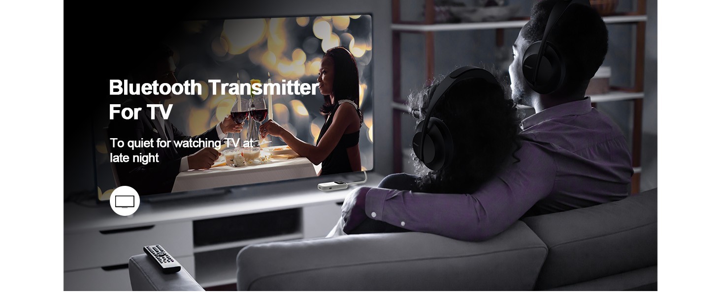 SoundSync Pro Bluetooth Transmitter & Receiver for Airplane 2 BT Devices