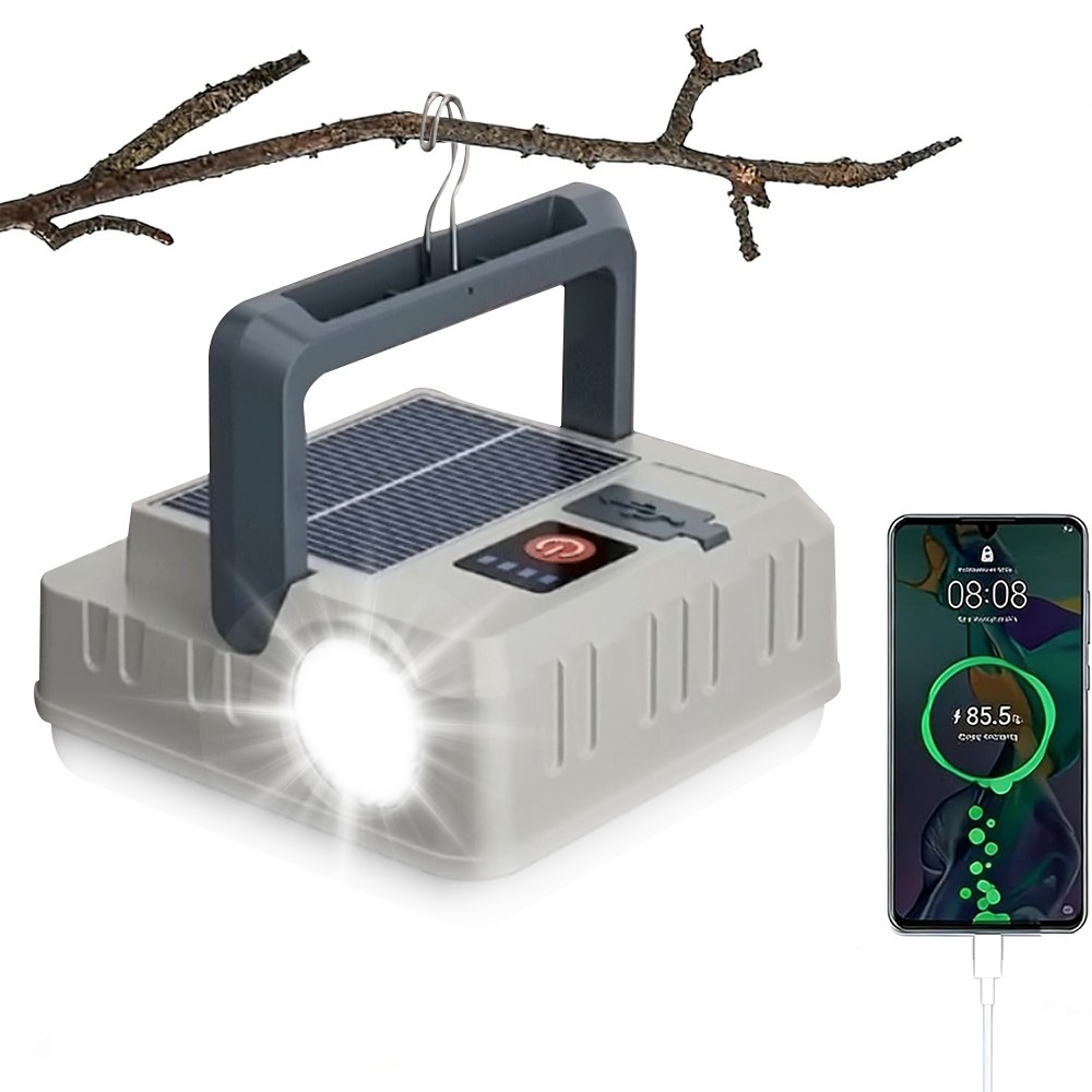 Solar Hanging Light Camping Outdoor Light Lamp Lantern Rechargeable Emergency