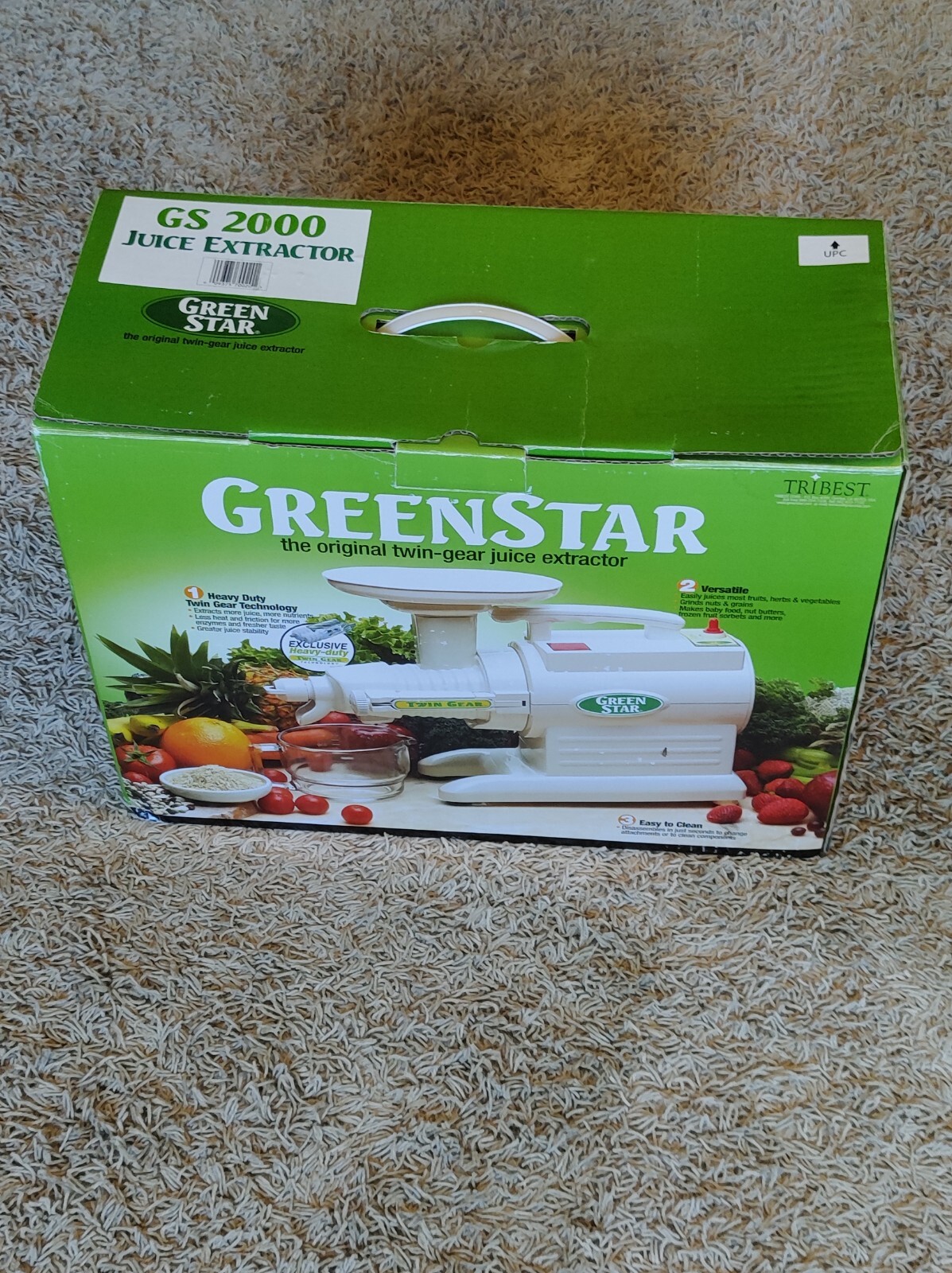 GreenStar Juice Extractor GS 2000 Twin Gear