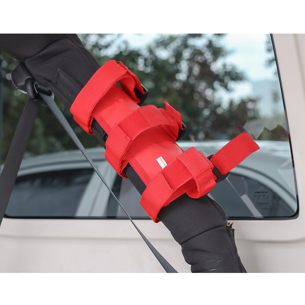 Adjustable Roll Bar Fire Extinguisher Holder Mount Strap for Jeep Wrangler 3lb