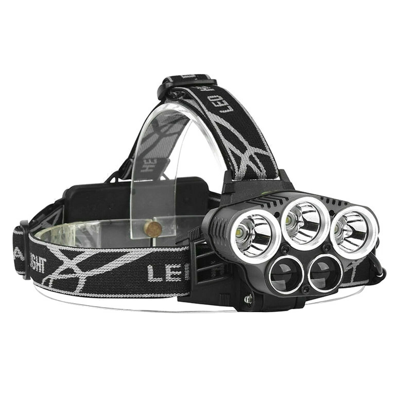 COB LED Headlamp USB Rechargeable Headlight Torch Work Light Bar Head Band Lamp
