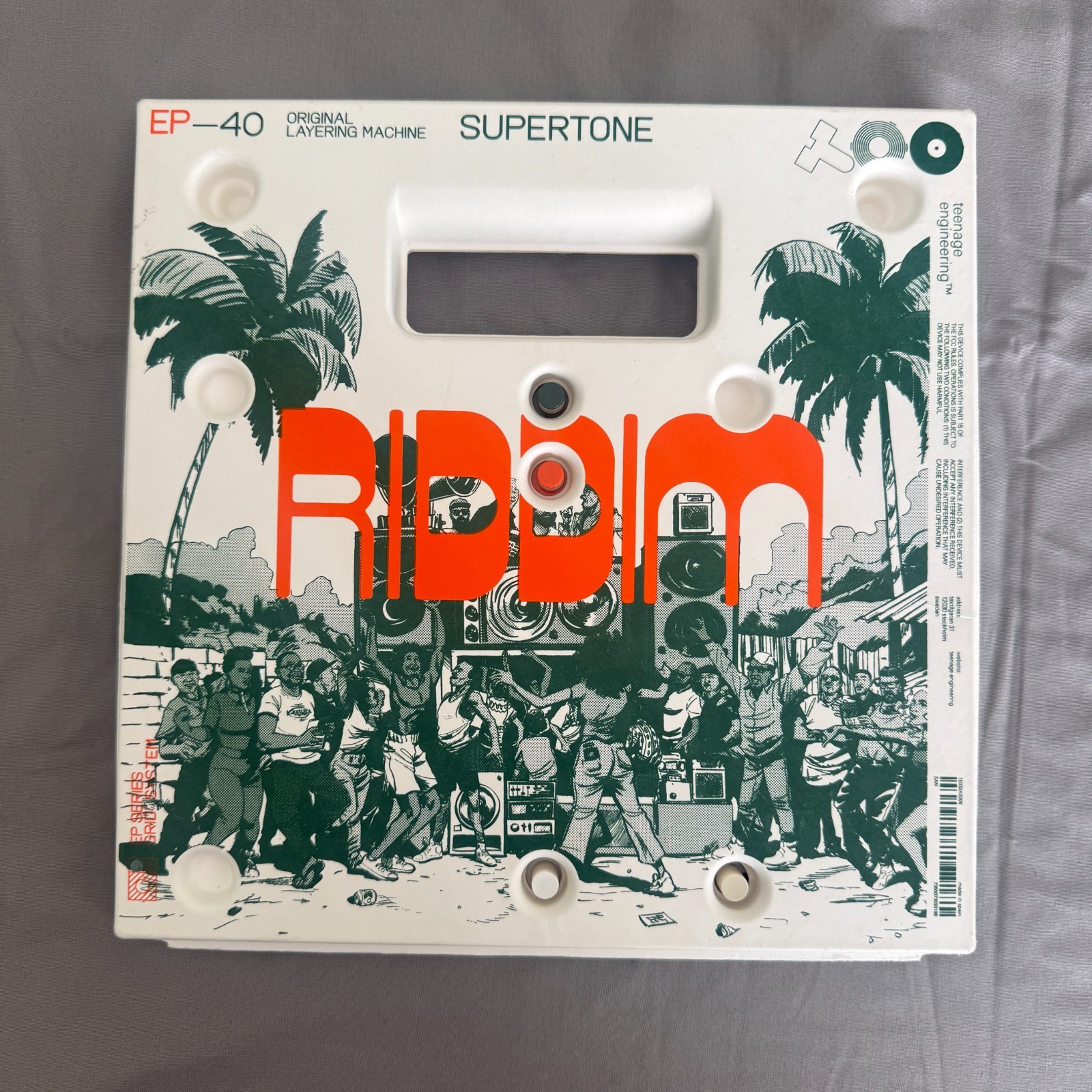 Teenage Engineering EP-40 RIDDIM Supertone Sampler Sequencer Fader USB MIDI