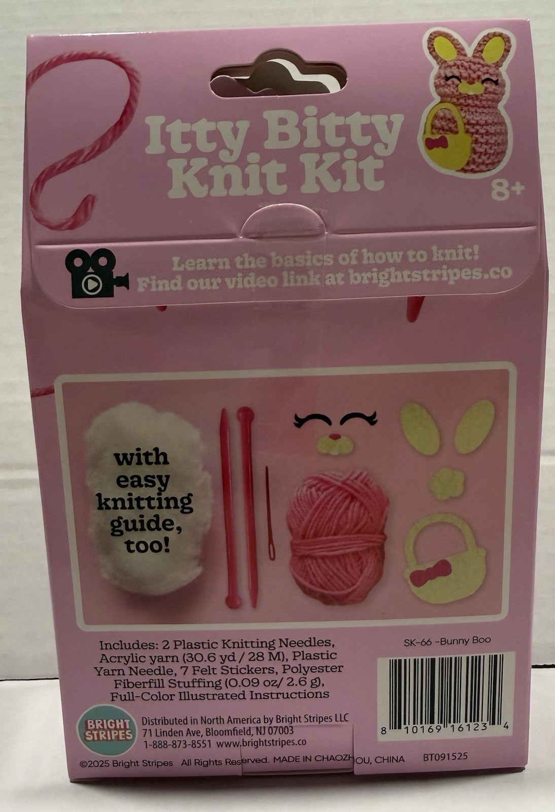 Itty Bitty Knit Kit ~ Easter Rabbit “Bunny Boo” ~ NEW