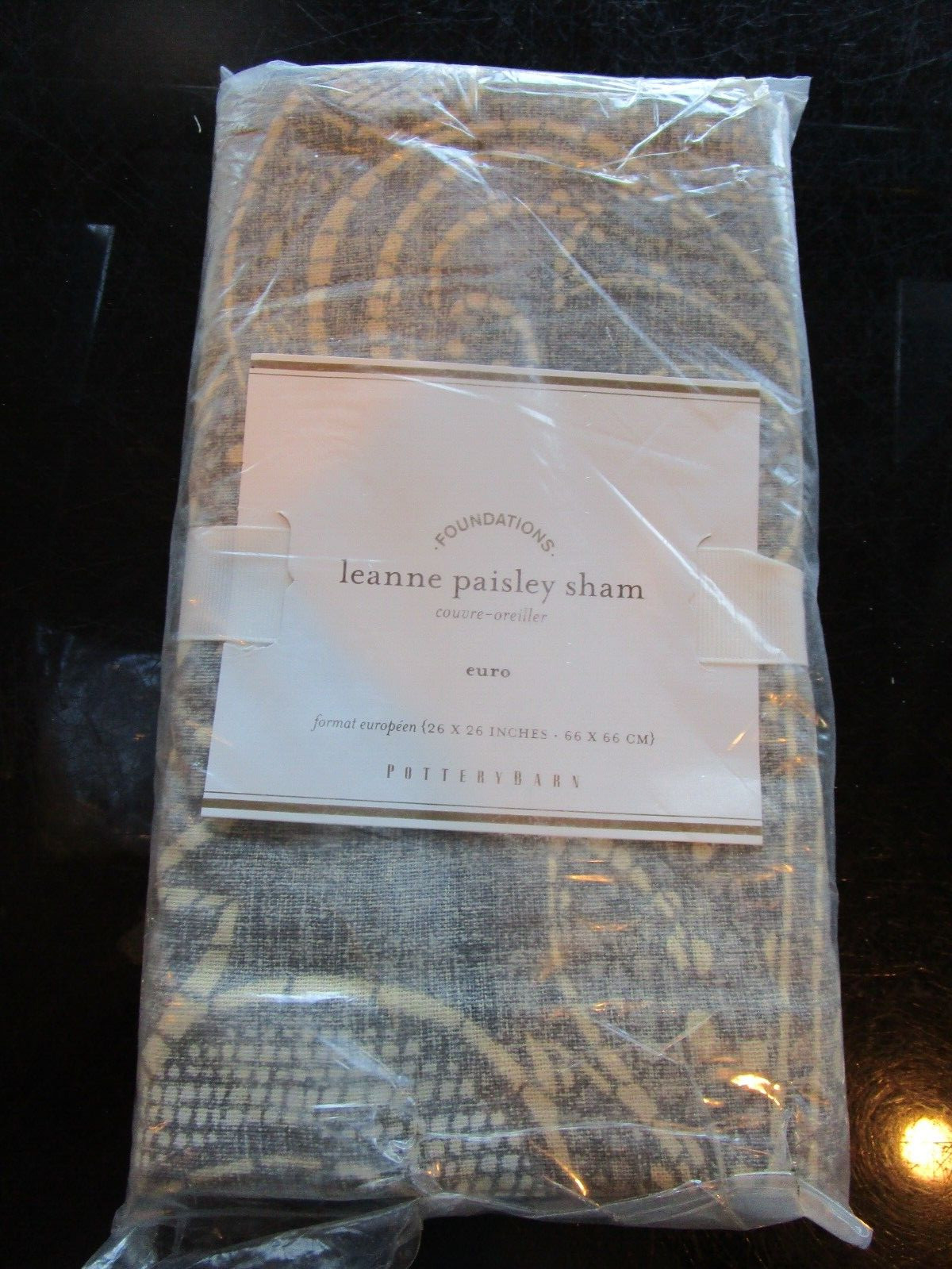 1 Pottery Barn Leanne Paisley  Euro sham  New w tag