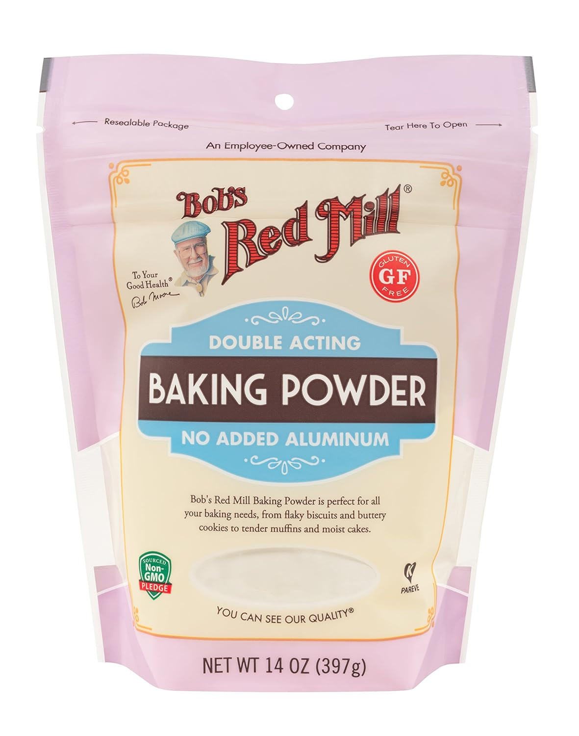 Bob'S Red Mill Baking Powder, 14Oz (Pack of 1) - Gluten Free, Vegan, Kosher