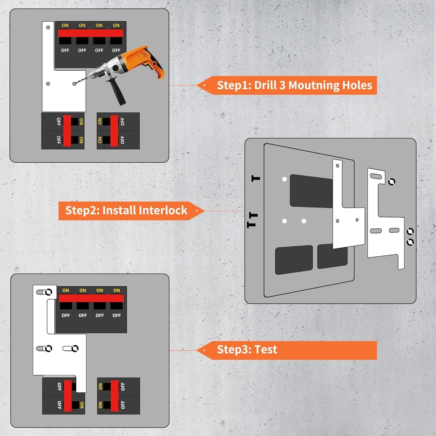 Generator Interlock Kit for GE 200 Amp Panels - Safe Installation Solution