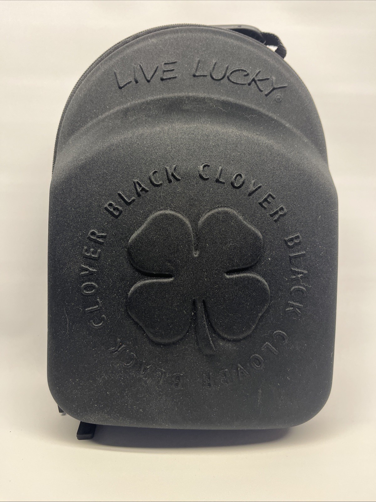 Black Clover - Live Lucky Golf Hat & Sunglasses Hard Case - Never Used