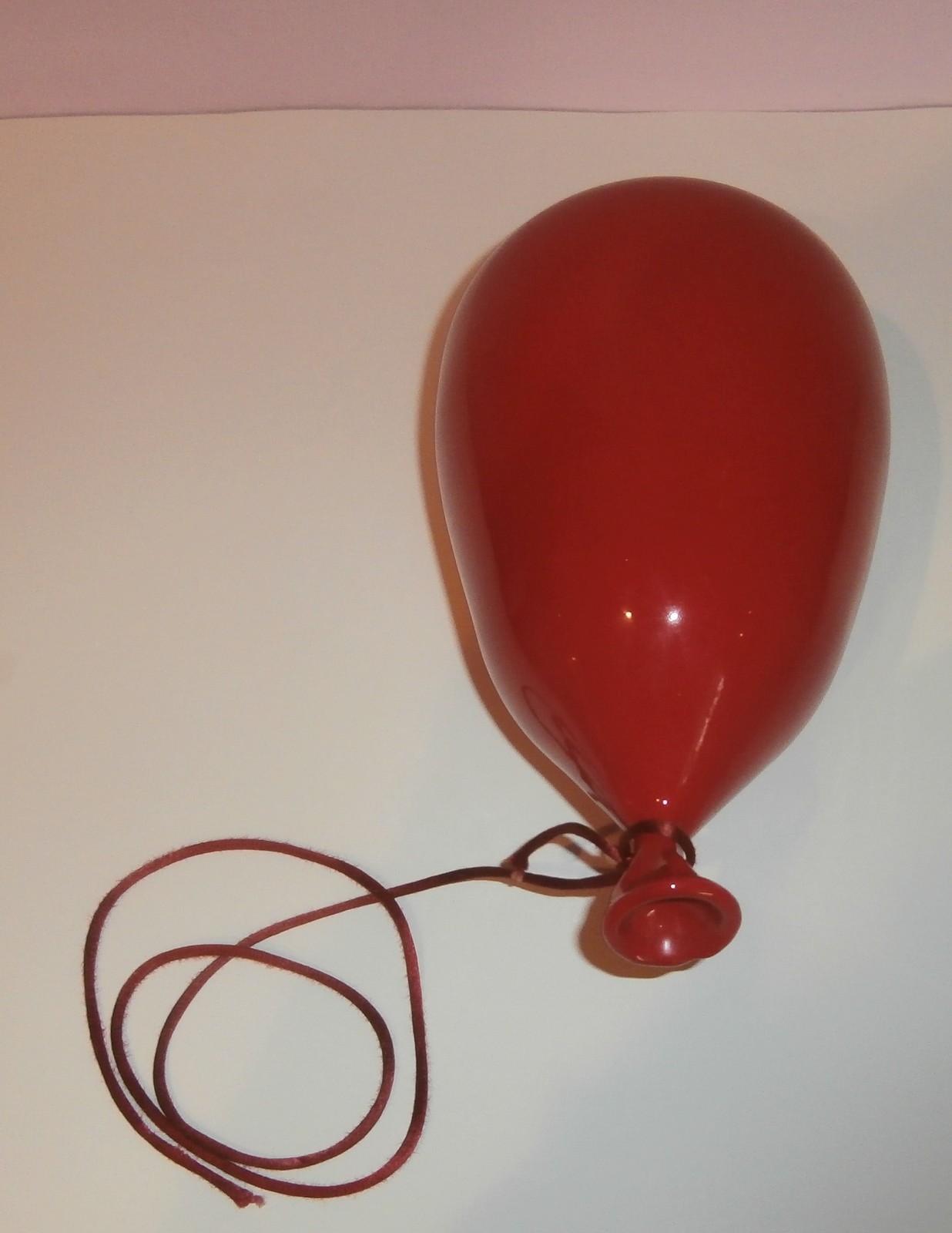 Vintage Dyer Ceramic Balloon  Red Wall Art  POP ART Mid Century Decor