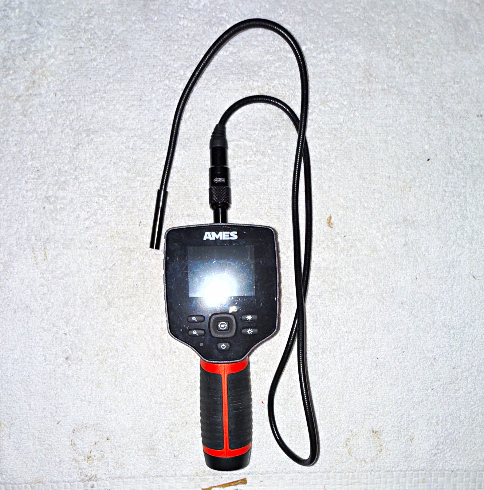 AMES 64623 Digital Inspection Camera 18ft Flexible 18mm 720p LCD Zoom