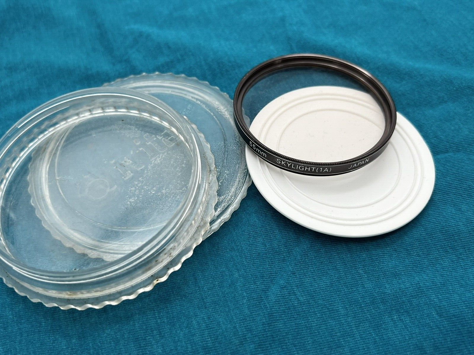 55mm Skylight 1A Chrome Ring - Made In Japan - 55 mm