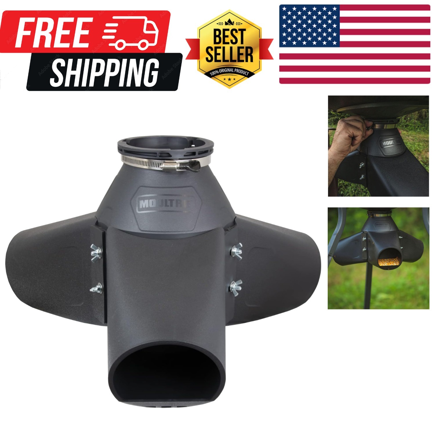 Gravity Game Feeder Kit, Black