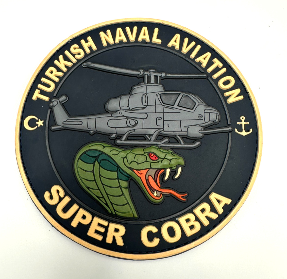 AH-1 SUPER COBRA -TURKISH NAVAL AVIATON -HIGH QUALITY PVC PATCH