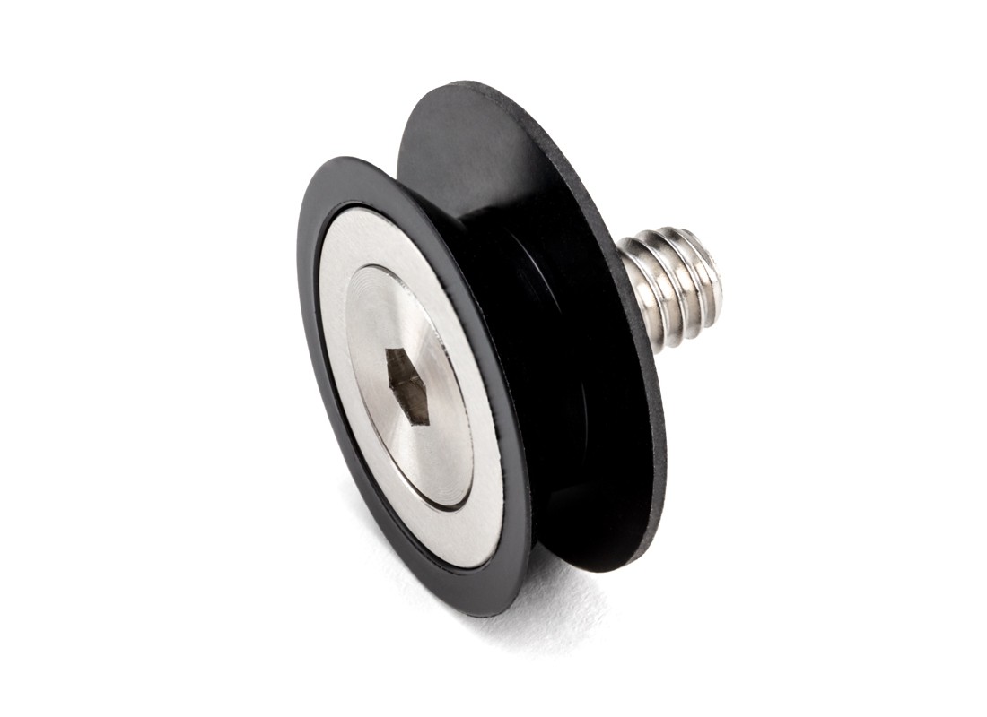 1-1/4" Flush Mount Cap Assembly For 1.25" Standoff - Brushed Stainless