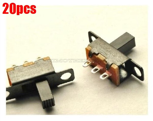 20Pcs Through-Hole Dip Switch On/Off SS12F15 G6 3-Pin Knob Height 6Mm Ic New ao