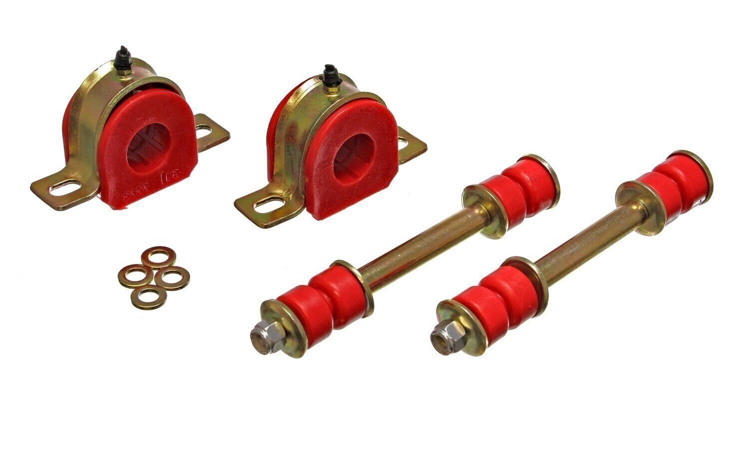 Energy Suspension 3.5190R 1-1/8" Greaseable Sway Bar Set for GM
