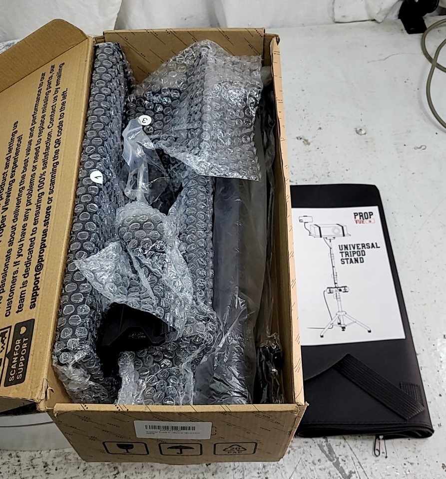 NEW OPEN BOX PROPVUE UTS-1511-58-PH-PH Floor Project Tripod stand SEE NOTES