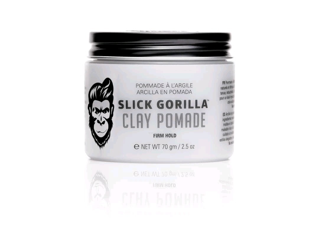Slick Gorilla Clay Pomade for Men | 2.5 oz (75 ml) | Firm Hold Hair Exp 12/25
