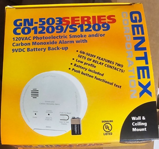 Gentex GN-503 CO1209/S1209