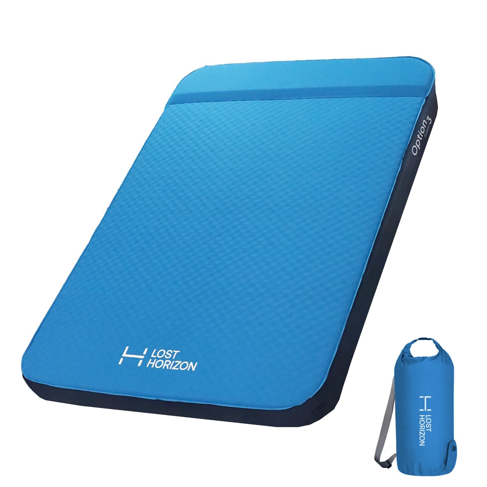 Self-Inflating Foam Camping Mattress, Full, 3" Thick