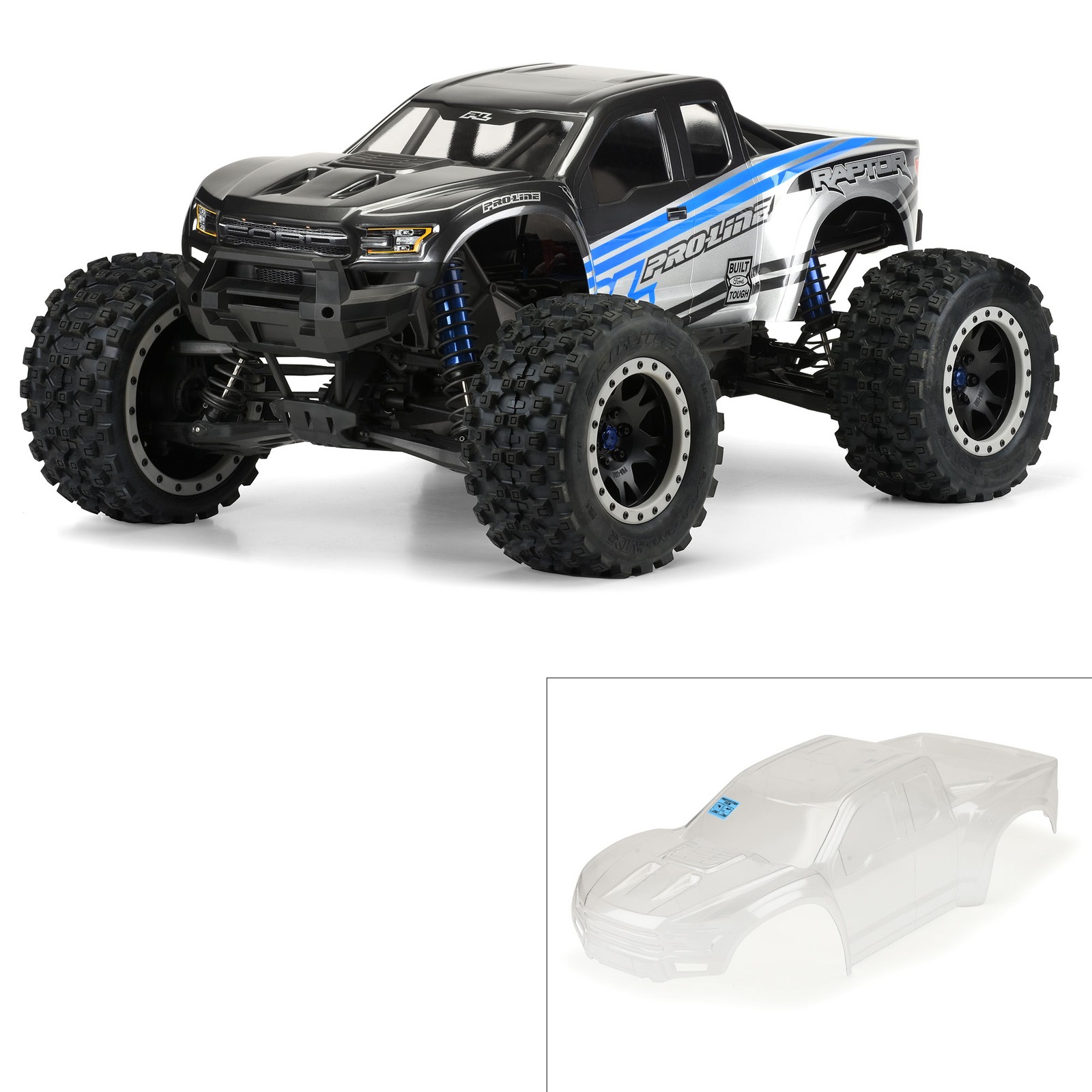 Pro-Line Racing Pre-Cut 2017 Ford F-150 Raptor Clear Body XMAXX PRO348217