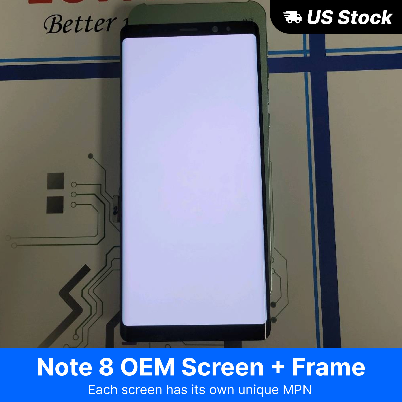 DISCOUNT Original OEM For Samsung Galaxy Note 8 LCD Touch Screen w/ Midframe