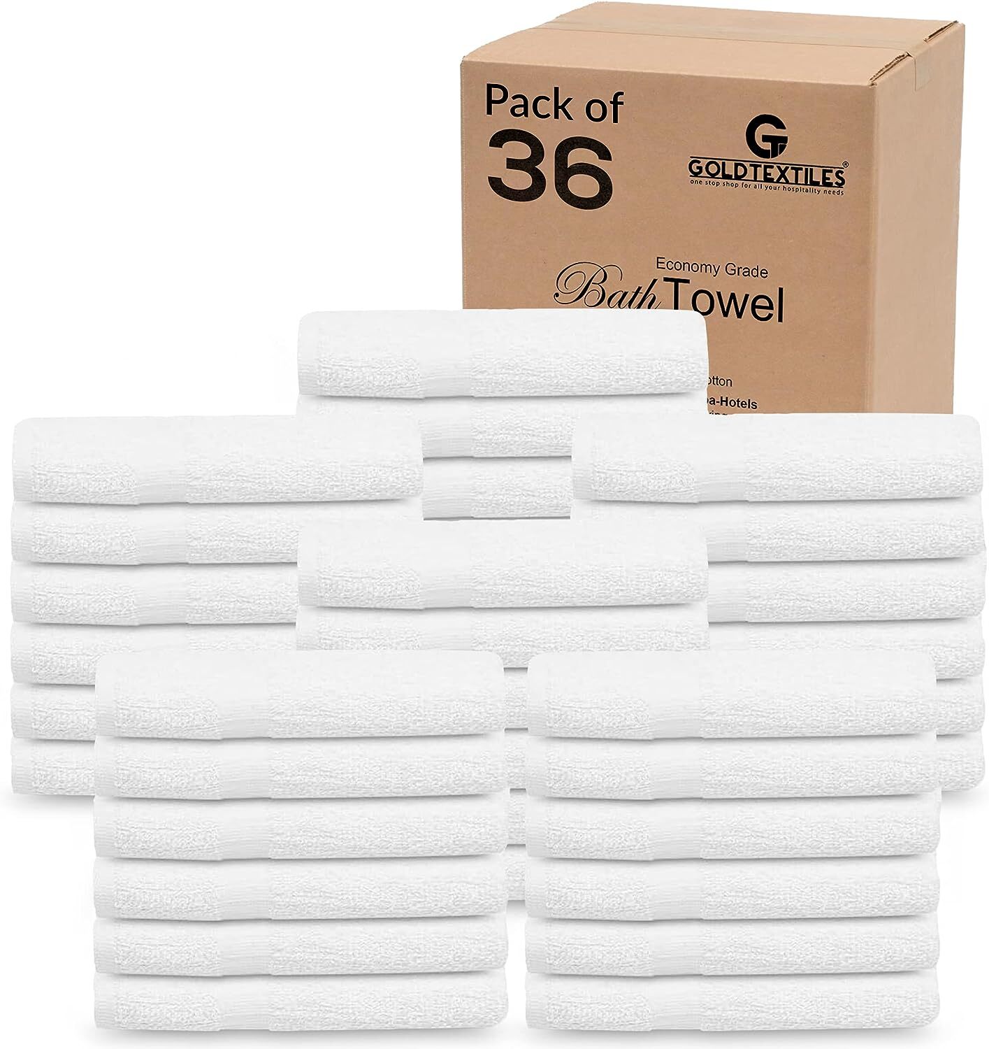 Economy Cheap Bath Towels Commercial Uses Gym/Salon/Spa & Hair 20x40 inch Towel