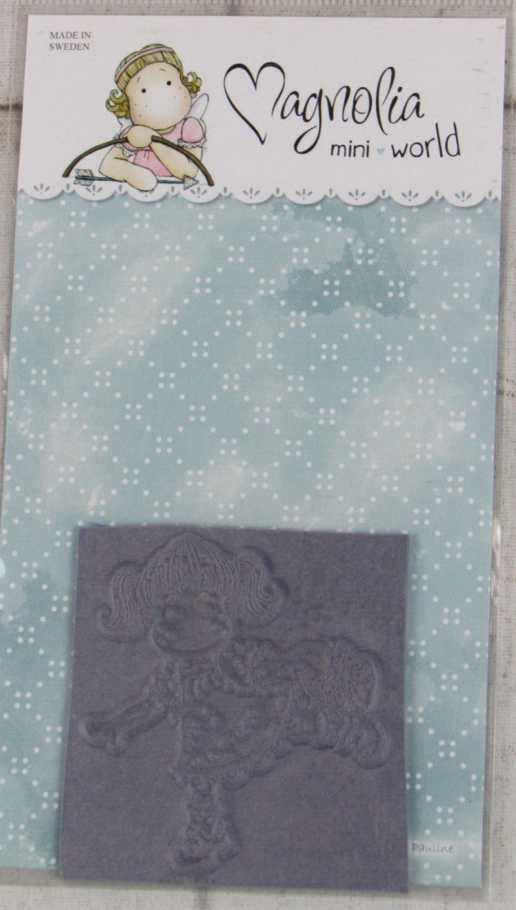 Magnolia Mini World Rubber Stamp - Tilda with Purse #217