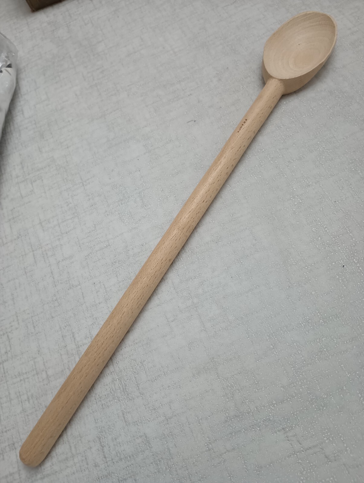 Hic Long wooden mixing spoon 18 eighteen inches made in France