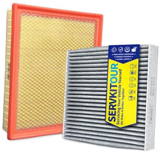 Engine and Cabin Air Filter Set for Tundra (2014-2021) 4.6L/5.7L, for Sequoia