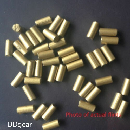 1000 Lighter Flints Gold Replacement for fluid/gas lighters, Bulk Lighter Flint