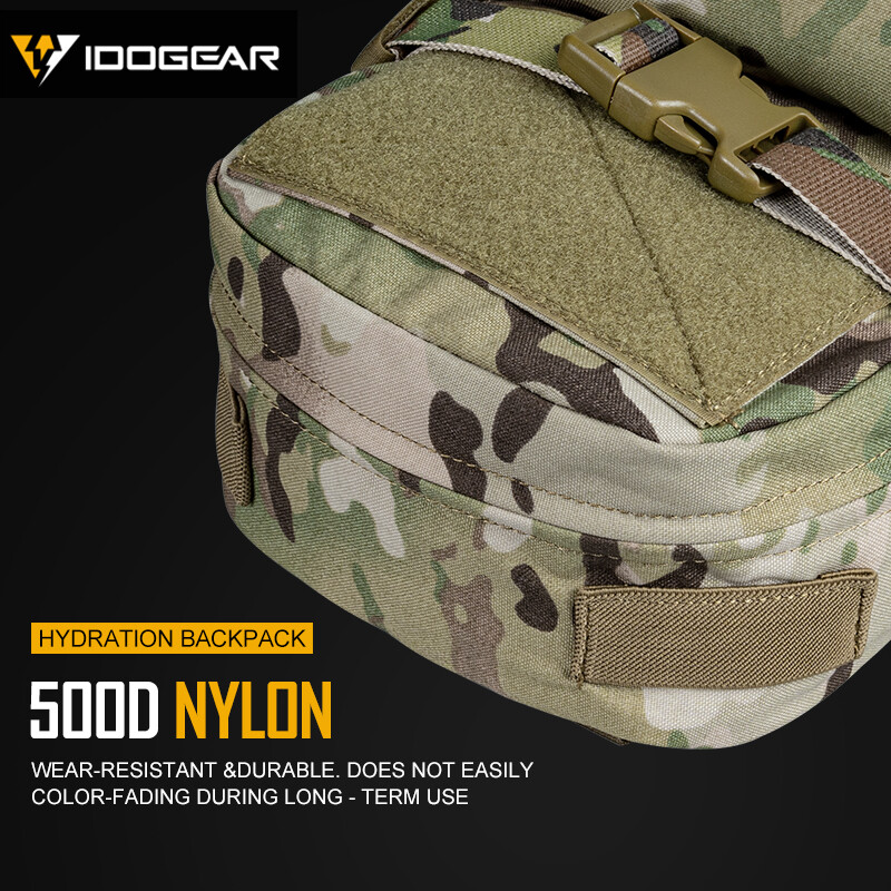IDOGEAR Hydration Pack Hydration Backpack Assault Mini Bag Molle Pouch Paintball