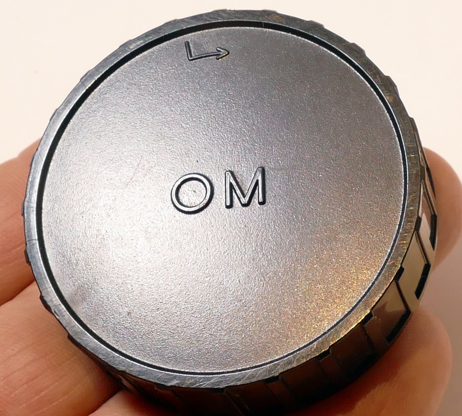 OM Olympus Rear Lens Cap twist on SOLIGOR 28mm 50mm vintage