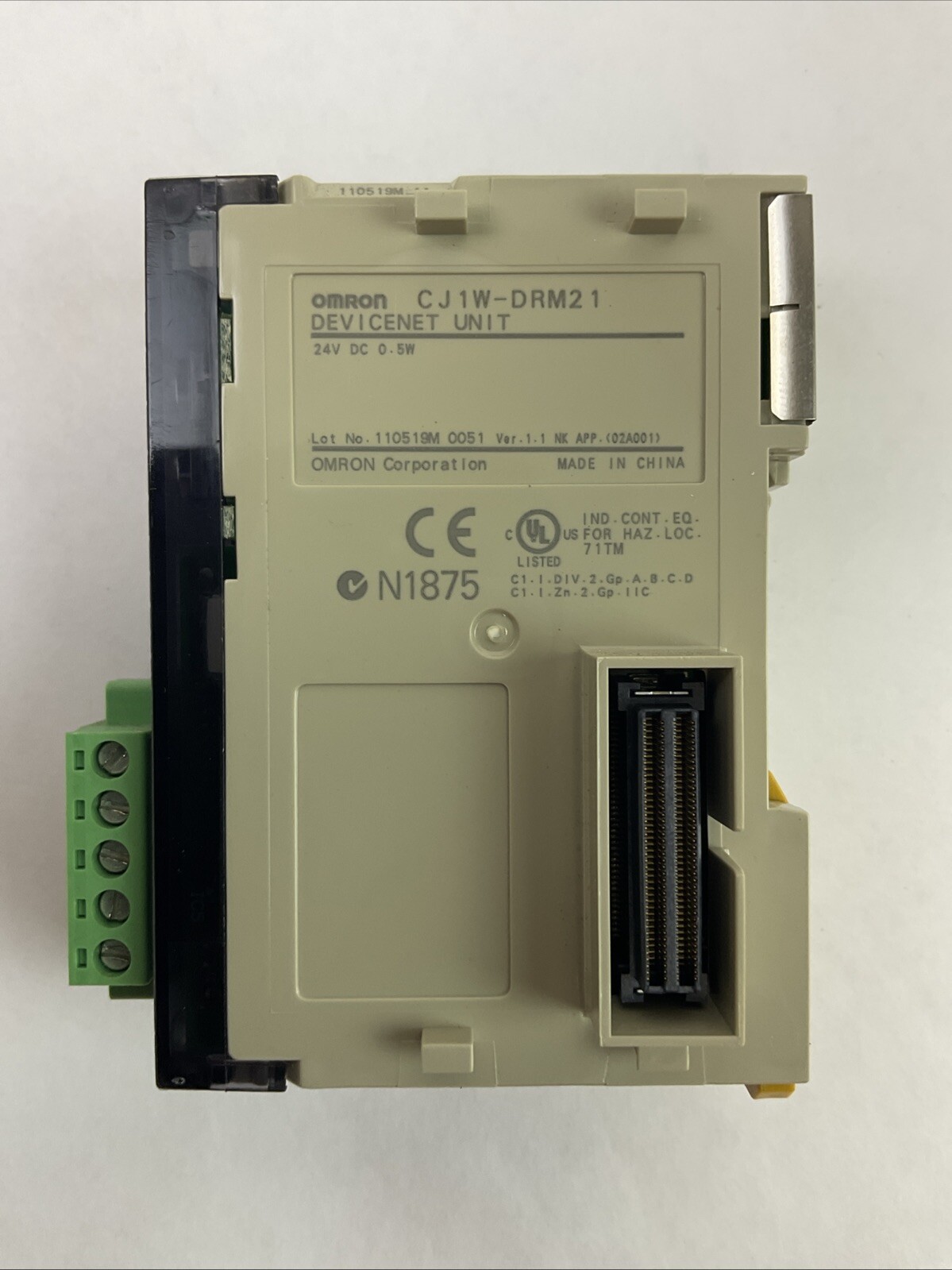 OMRON CJ1W-DRM21 DEVICENET UNIT